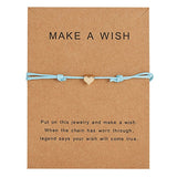 Wish Card Adjustable Hand-woven Rope Bracelet